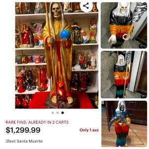 Santa muerte statue